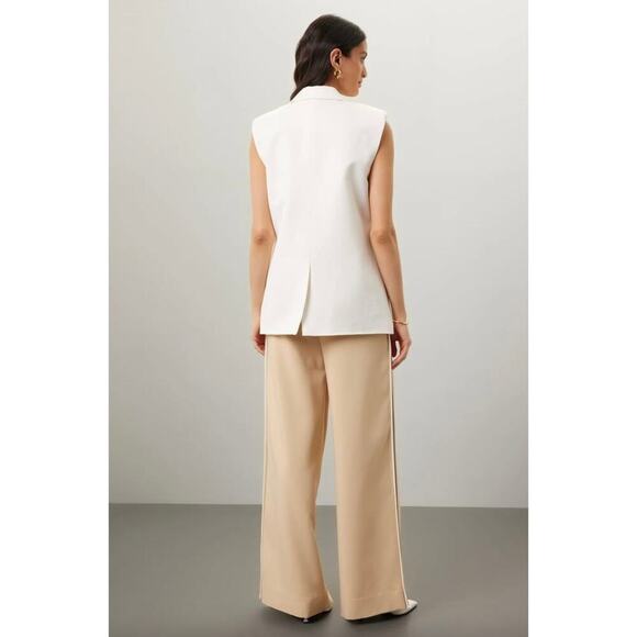 Endless Rose Linen Oversized Vest Blazer Sz S - Picture 2 of 7